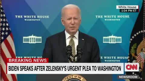 Biden pledges additional 800 million dollar aid to Ukraine