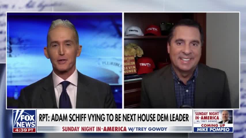 Nunes: Chief hoax peddler Schiff faces uphill battle to succeed Pelosi.