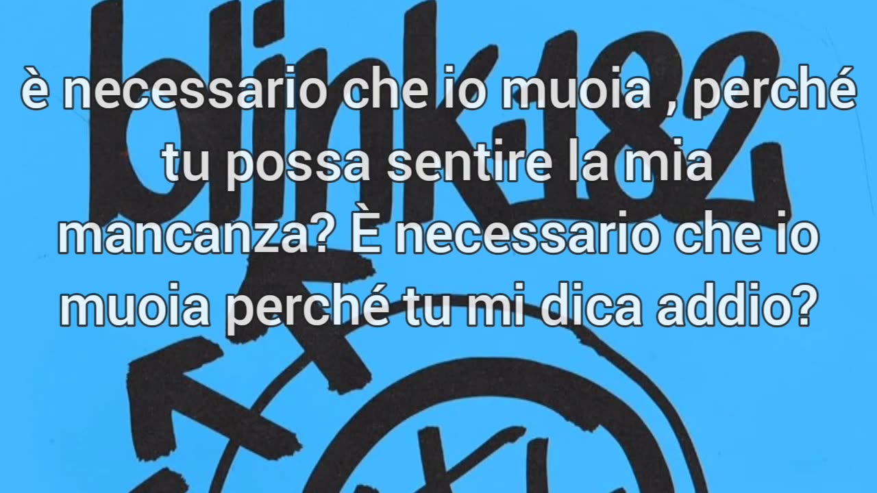 "One more Time"-Blink182(2023)-traduzione in italiano