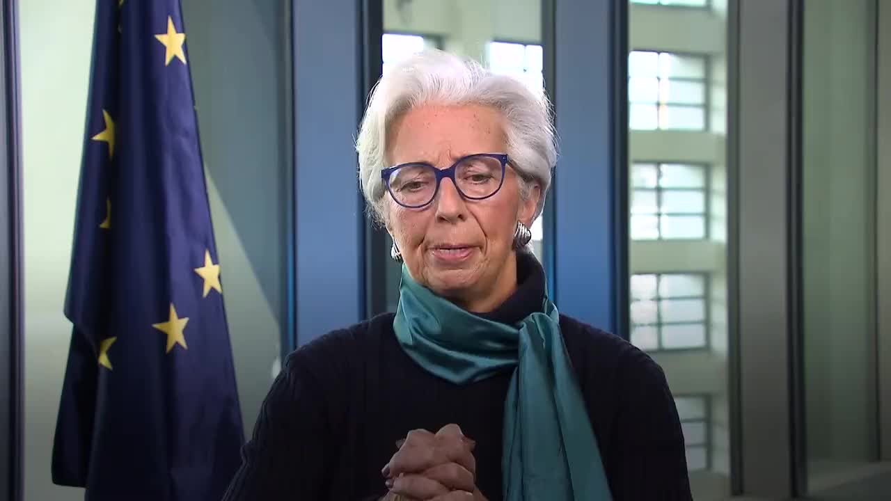 Il presidente della Banca centrale europea Christine Lagarde