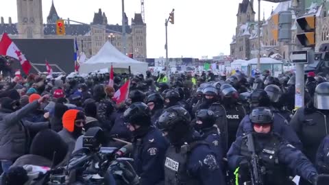 Is our health and safety worth the collapse of a free and just society? Images from Canada.