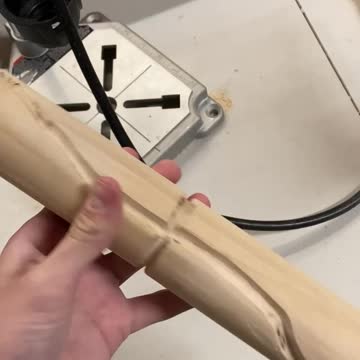 New lightsaber hilt. Needs blade, stain, and paint.