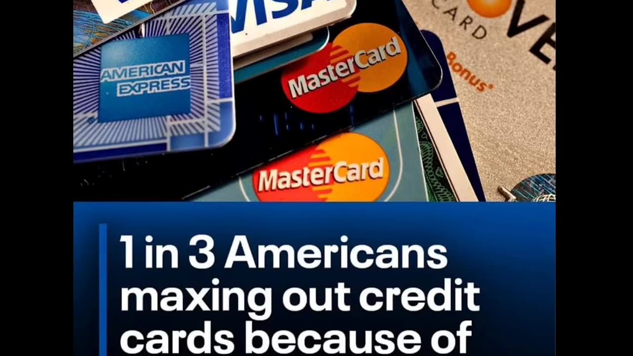 1 in 3 Americans Maxing Out Credit Cards