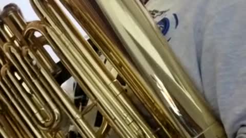 In this video i am being studying euphonium