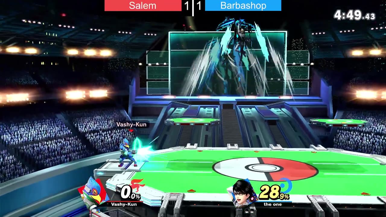 Barbashop (Falco) VS Salem (Bayonetta) - Settle It In Smash Winners Finals