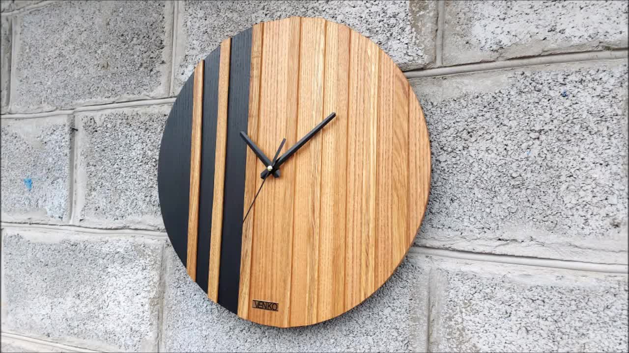 Designer wooden clocks Japandi