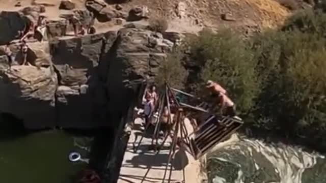 The swimming
