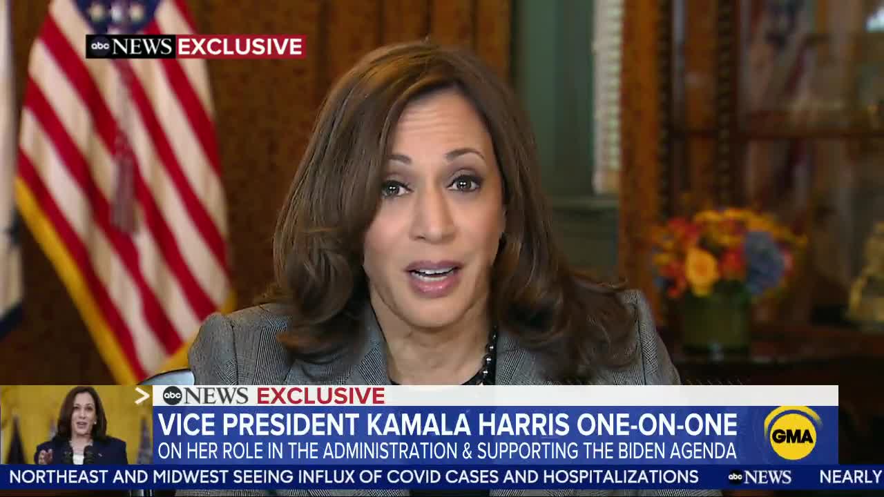 Kamala Harris Chuckles When Asked if She Feels Misused by Biden Administration