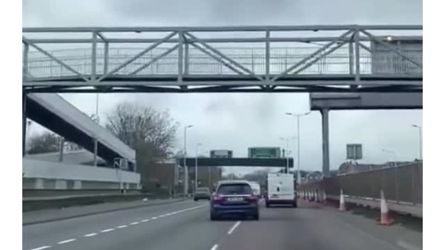 Wait Till the End!!! Funnny Dash Cam. #SHORTS