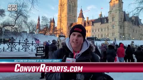 Where did all of the thousands of trucks end up in Ottawa?