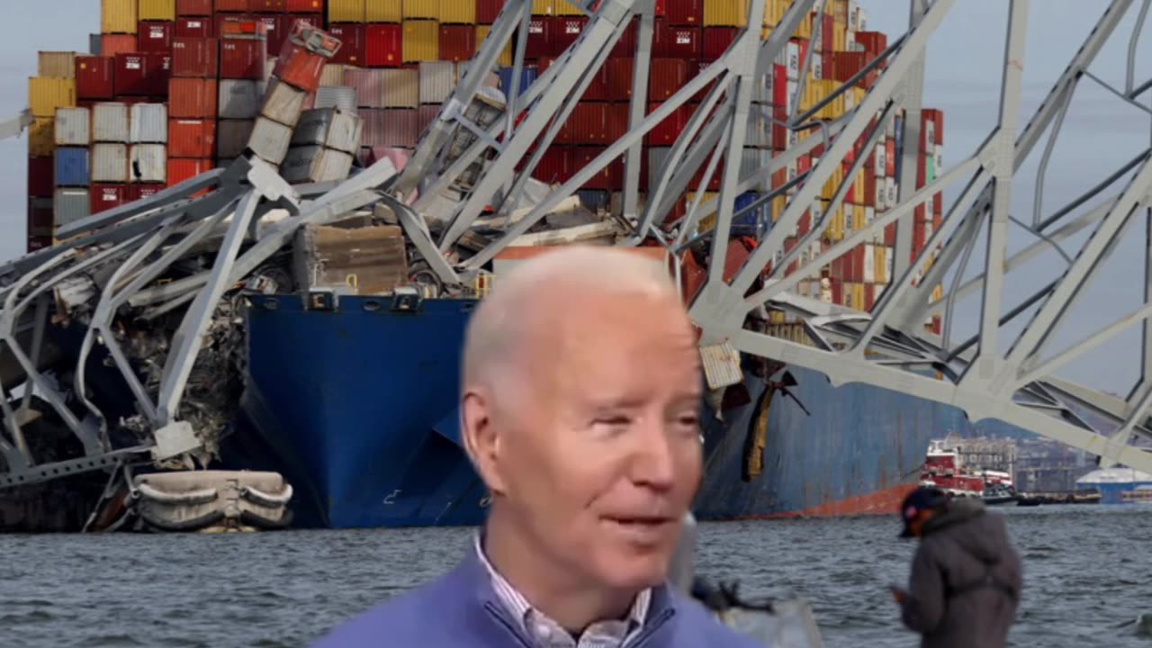 BIDEN MAKES REMARKS 🙄ON THE BALTIMORE BRIDGE COLLAPSE