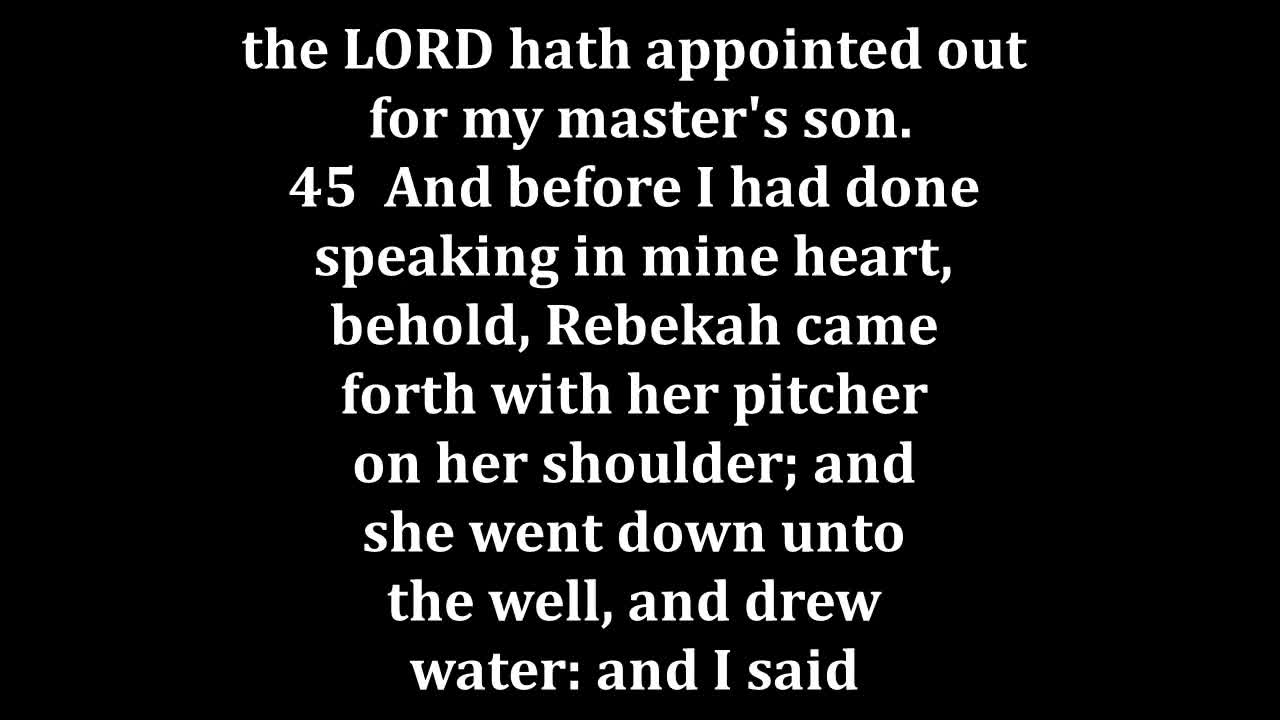 Genesis 24 King James version