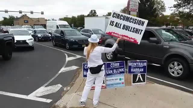 Warminster Pennsylvania day 13 of the Pennsylvania circumcision crisis protest