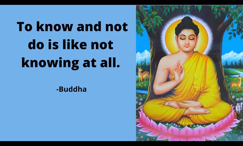 To Know And Not Do...
