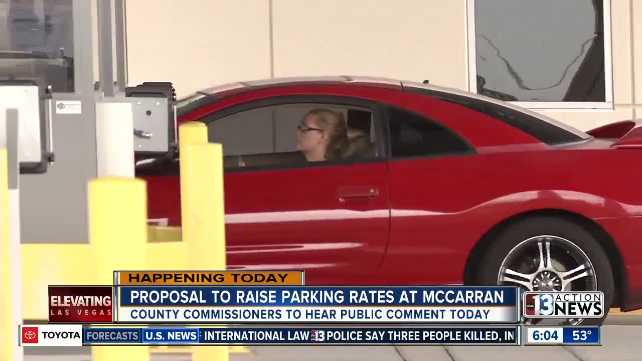 McCarran considering raising parking rates