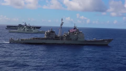 RIMPAC 2022 Fleet Sails in Formation