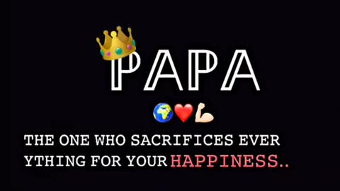 Happy father day WhatsApp status