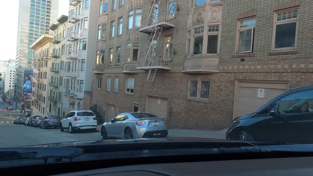 Driving through the China Gates in San Francisco