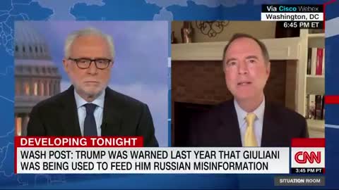 Rep. Adam Schiff interview with CNN on Hunter laptop, Oct 17, 2020