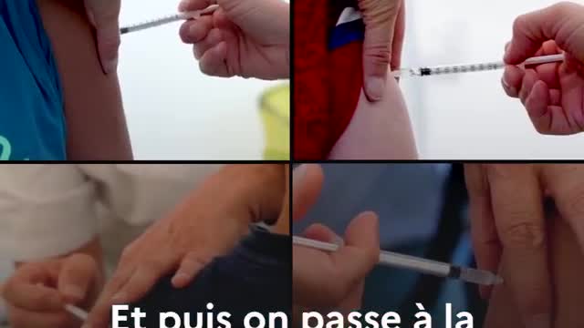 Propagande gouvernementale pour la vaccination des collègiens