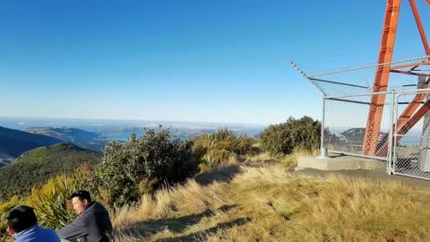 At the top of Mount Cargill