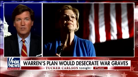 Tucker Carlson goes in on E. Warren's Confederate bill