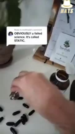 أدلة حبوب بلاكمورس مغناطيسية.تحتوي على أكسيد الجرافين.