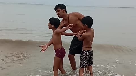 Enjoy at sea beach