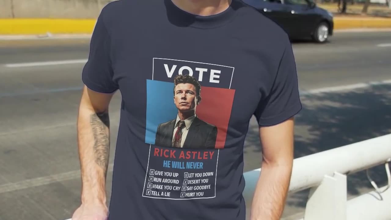 Vote Rick Astley Tee | OUT NOW!