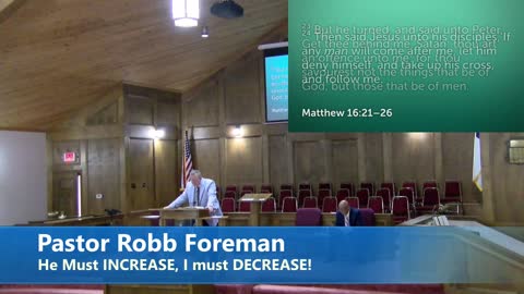 He Must INCREASE, I Must DECREASE