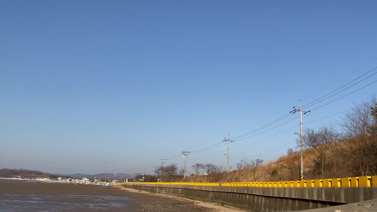 Beautiful beach road