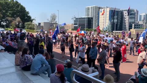 Kill the covid emergency bill protest at WA Parliament House - 2