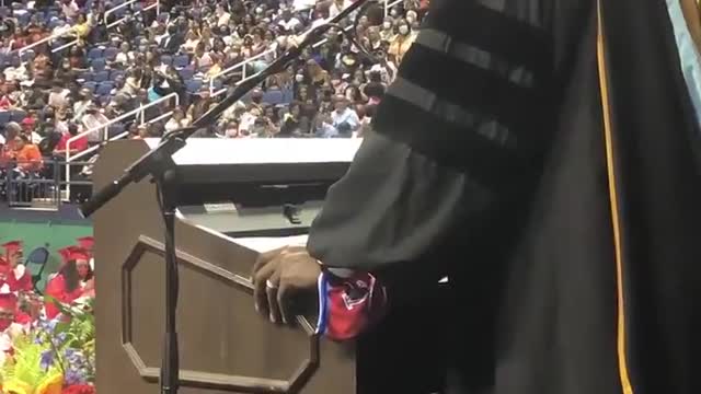 North Carolina Principal Belts Out Whitney Houston Song at HS Graduation