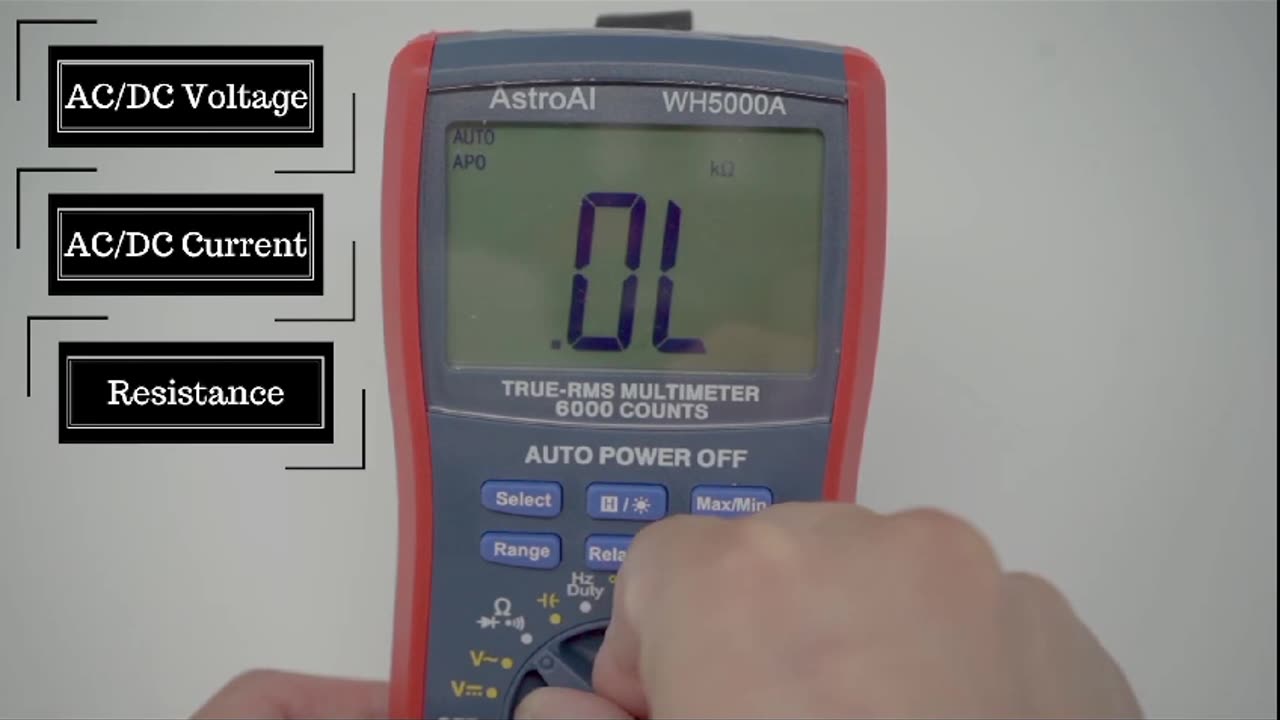 AstroAI Digital Multimeter and Analyzer TRMS 6000