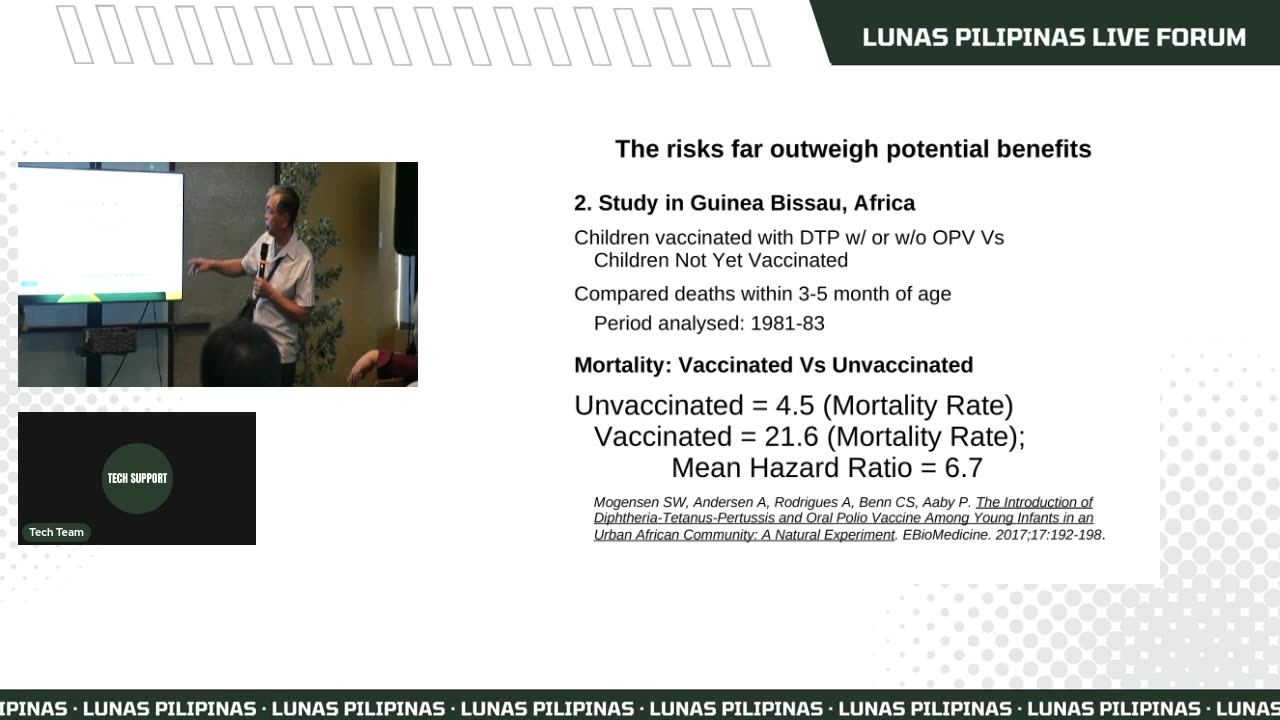 Dr. Romeo Quijano discussed "Vaccine Toxicity."