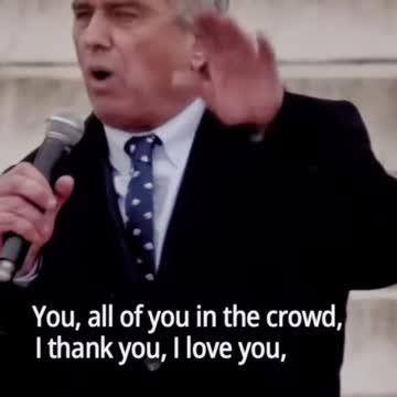 RFK Jr. is a hero. God bless this man's courage, strength & tenacity.