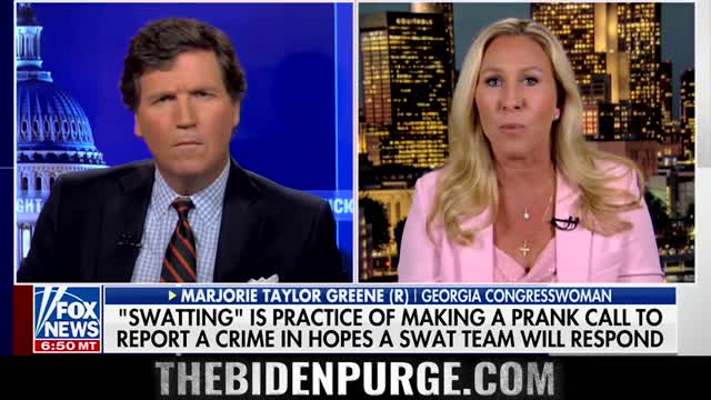 Congresswoman MTG Joined Tucker Carlson to Discuss the Biden Regime's Weaponized FBI and DOJ