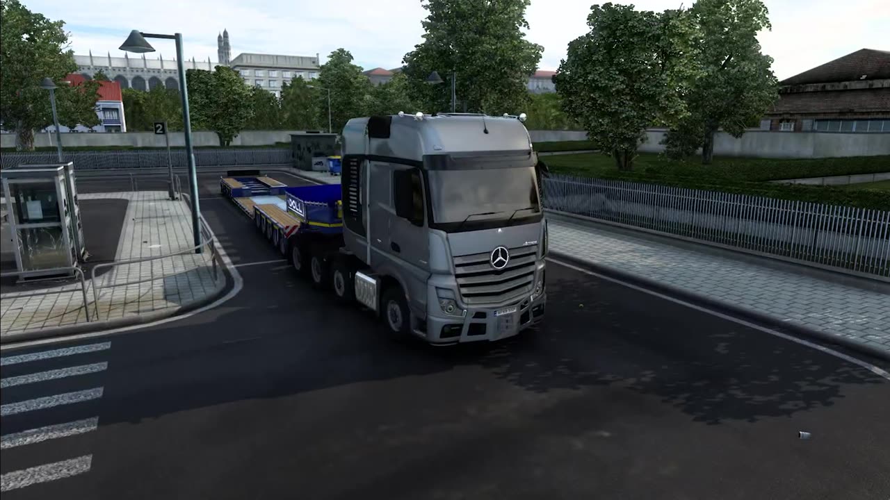 Ets2 heavy traffic overtake 🚦