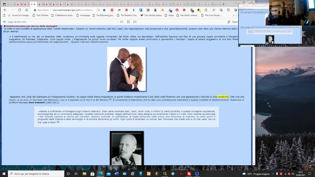 La disinformazione nei media e nei giornali di regime talmudico-massonico pagano