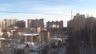 Time Lapse Of Car Traffic From The Window