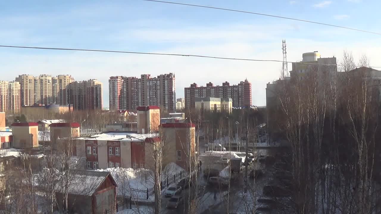 Time Lapse Of Car Traffic From The Window