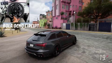 850HP Audi RS 6 Avant _ Forza Horizon 5 _ Thrustmaster T300RS gameplay