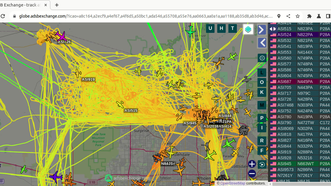 Bird NaziPac N921PA china over Morristown 4pm Jan 30th 2024