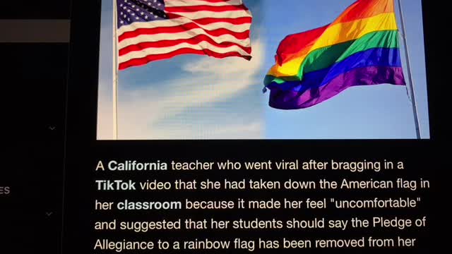 Pledge of allegiance to the gay flag