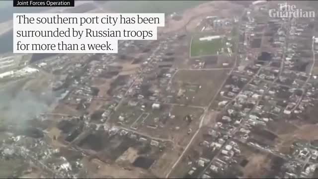 Russian tanks seen in Mariupol in footage released by Ukraine military