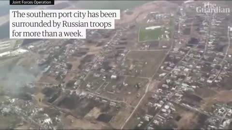 Russian tanks seen in Mariupol in footage released by Ukraine military