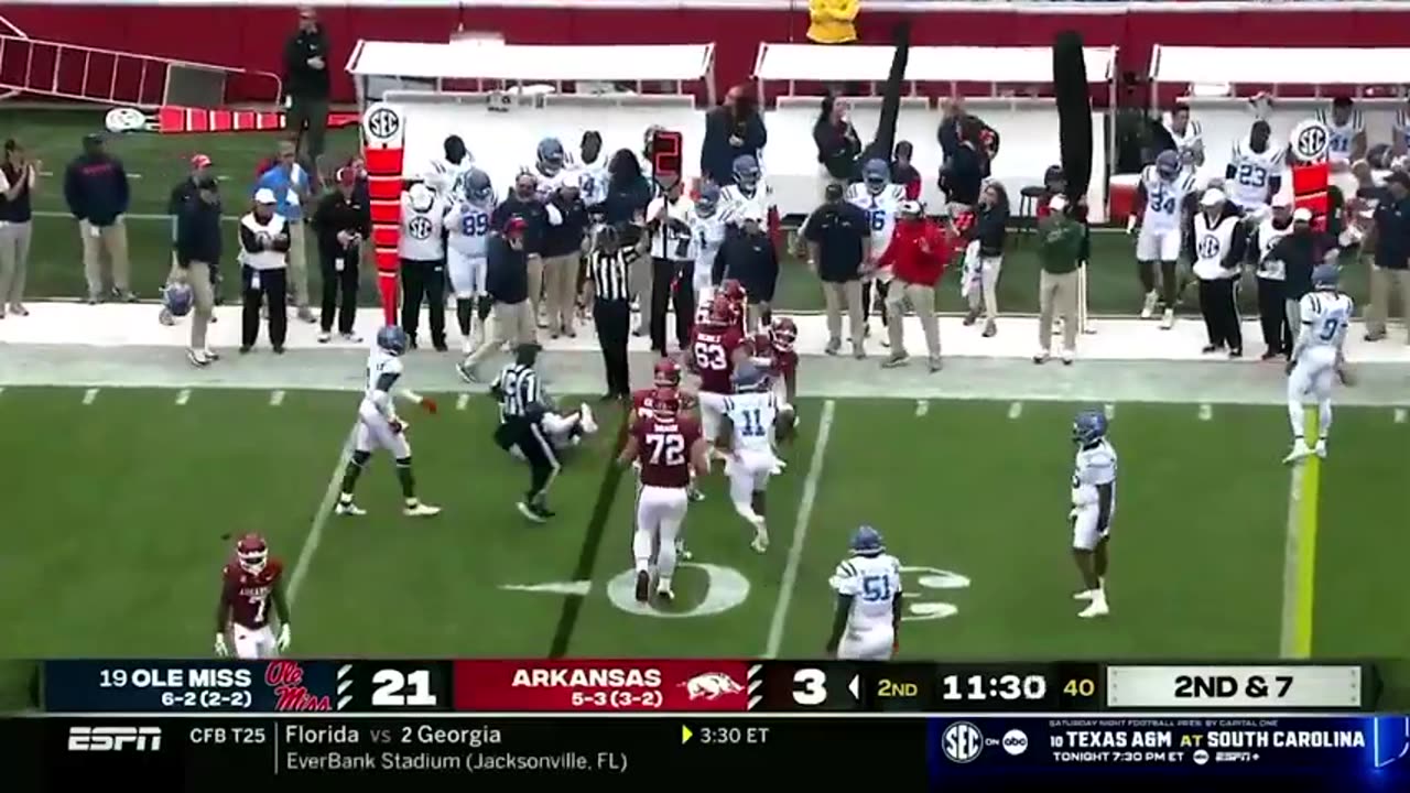 NCAA- Arkansas vs Ole Miss - 02/11/24