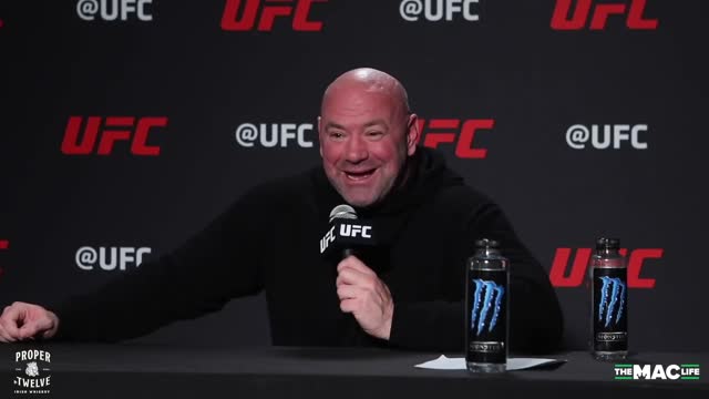 UFC Vegas 46, Dana White talks about how crazy it is that people can get pain pills