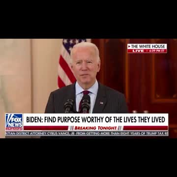 Deep words, from Biden, today, So deep in fact very few can even make them out