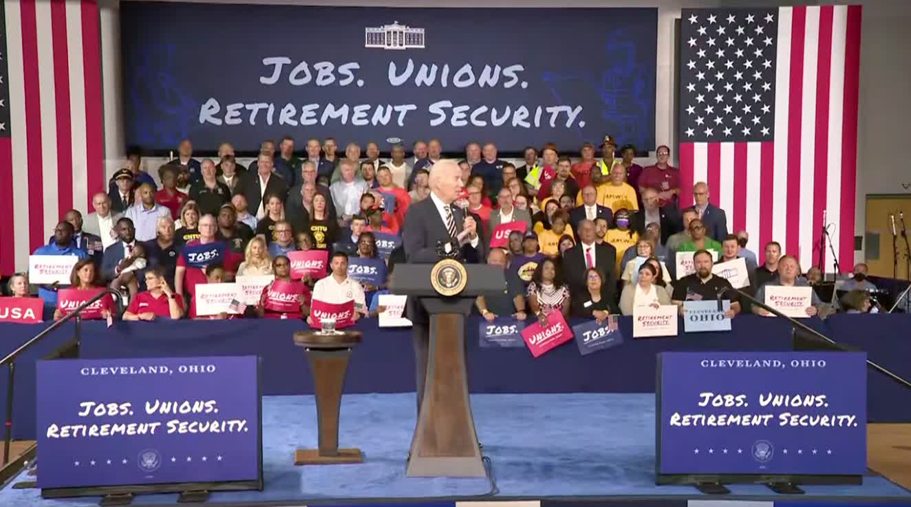 Biden: "What is the Republican platform going into this campaign?"